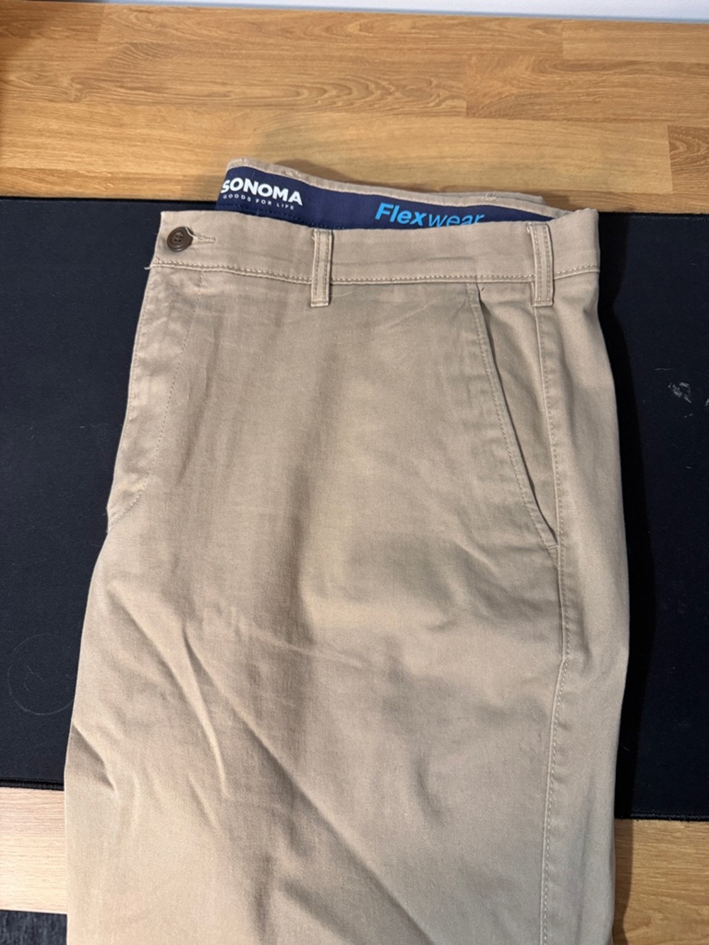 Sonoma Tan Flexwear Chinos